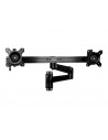 Wall Mount Dual Monitor Arm - Steel