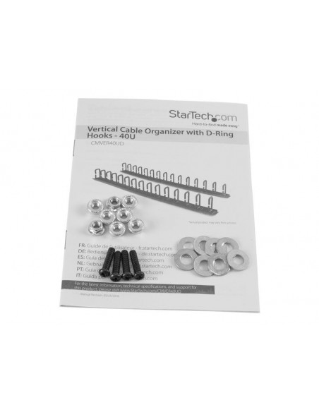 Cable Organizer 6ft Vertical D-Ring