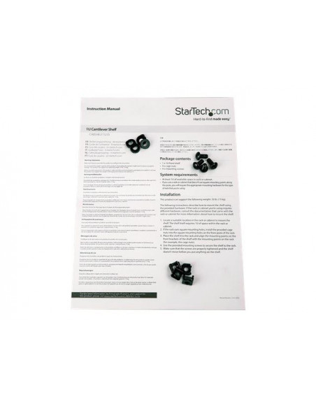 Rack Shelf - 1U 10 in. Deep