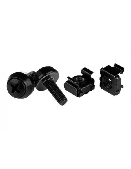 M5 Screws & Cage Nuts - 100 Pack Black