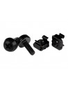 M5 Screws & Cage Nuts - 100 Pack Black