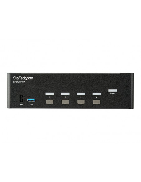 KVM Switch/USB Hub4 Dual Monitor Display