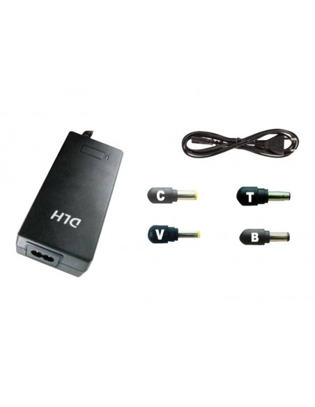 Adapter DLH REGULAR 65W PRO BLACK