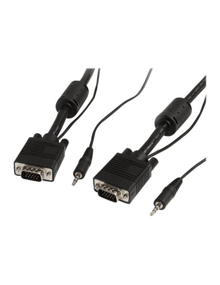 2m High Res Monitor VGA Cable w/Audio