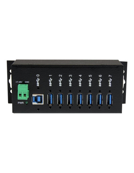 7 Port Industrial USB 3.0 Hub - Metal