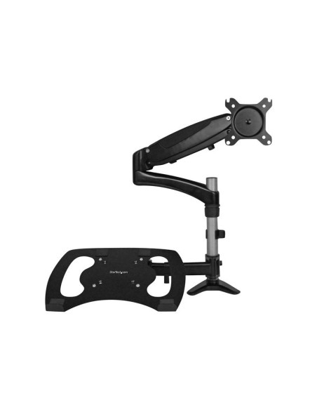 Single-Monitor Arm with Laptop Stand