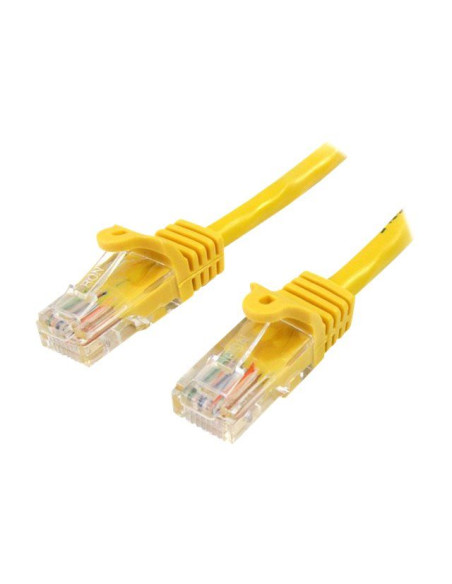 2m Yellow Snagless UTP Cat5e Patch Cable