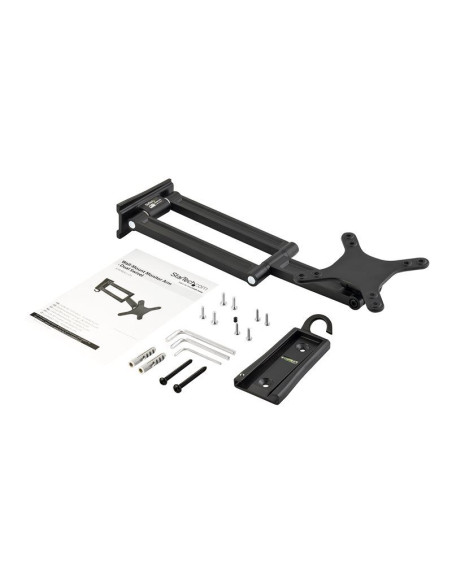 Wall Mount Monitor Arm - Dual Swivel