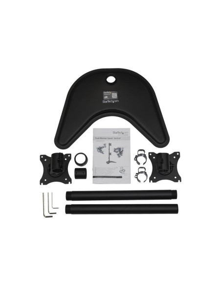 Vertical Dual Monitor Stand - Steel