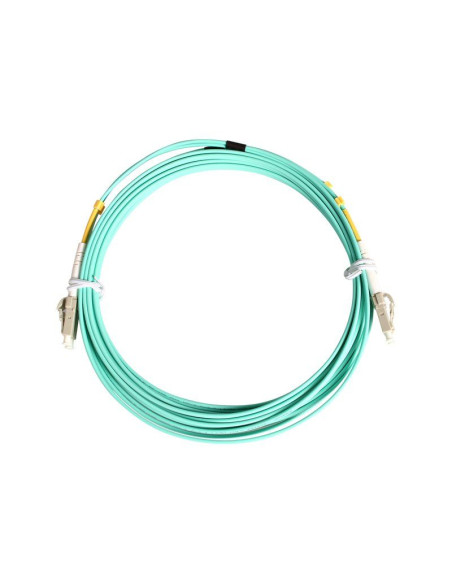 10m 10 Gb Aqua Fiber Patch Cable LC/LC
