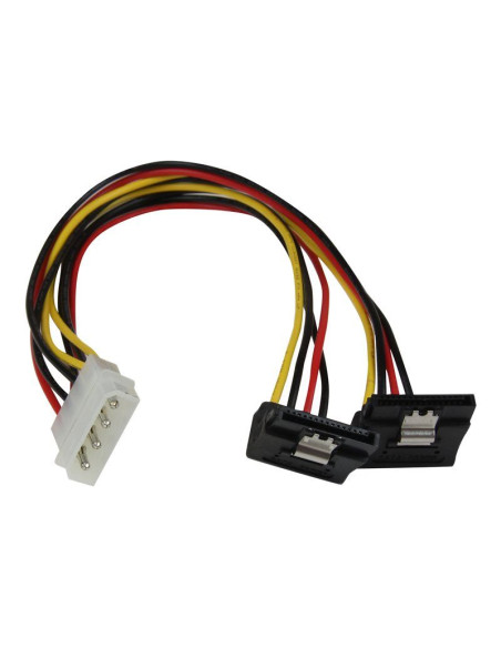 12" LP4 to 2x Right Angle SATA Power