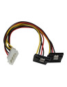 12" LP4 to 2x Right Angle SATA Power