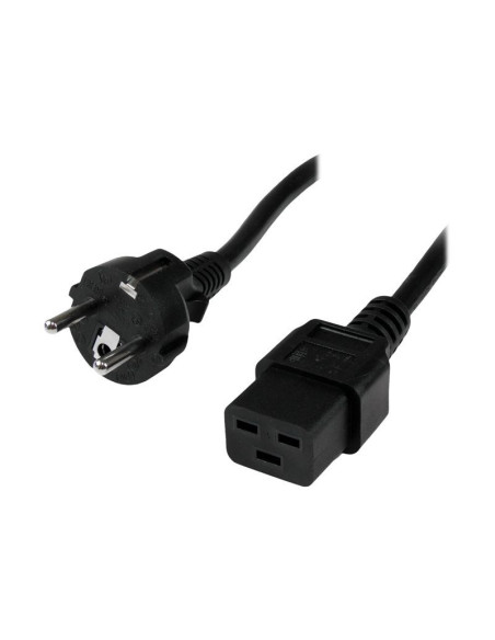 2m Computer Power Cord - Schuko to C19