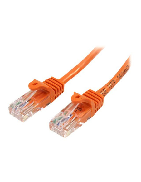 3m Orange Snagless UTP Cat5e Patch Cable