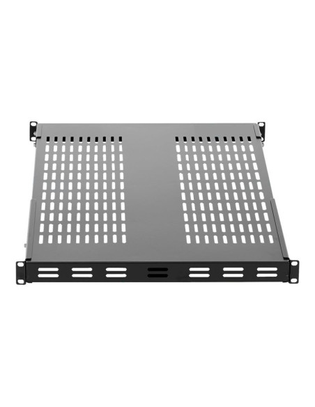1U Adjustable Vented Rack Mount Shelf