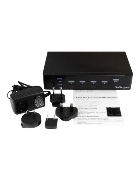 4-Port HDMI KVM Switch - USB 3.0 - 1080p