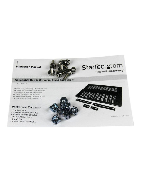 Adjustable Mount Depth Rack Mount Shelf
