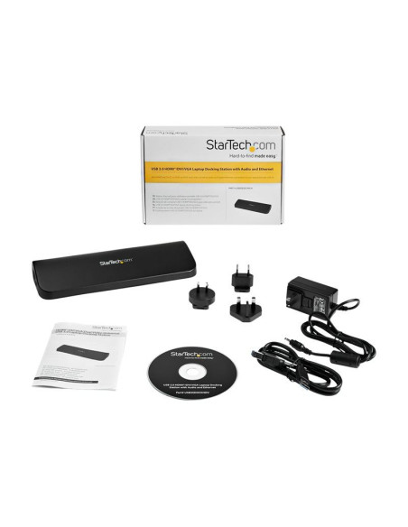 Universal Dual Monitor USB 3 Laptop Dock