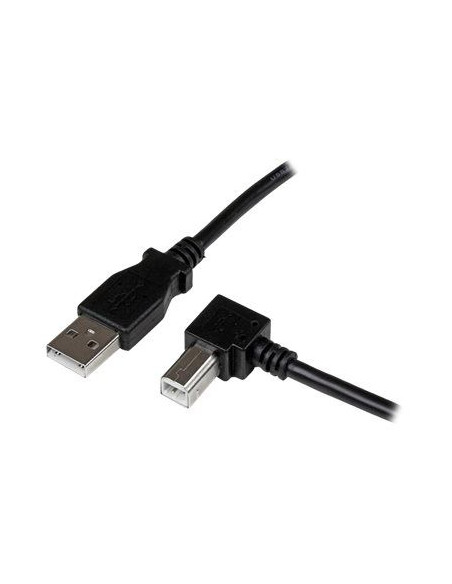 2m USB 2.0 A to Right Angle B Cable M/M
