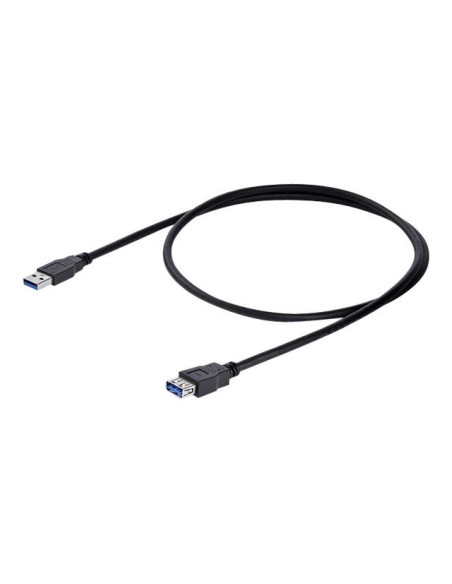 1m Black USB 3.0 Extension Cable M/F