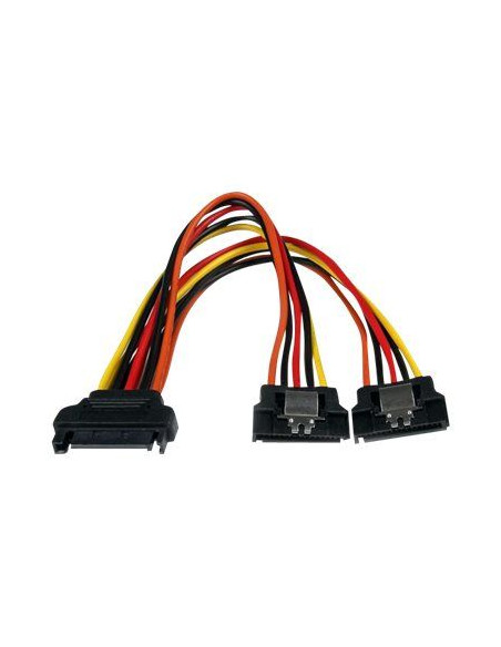 6in Latching SATA Power Y Splitter Cable