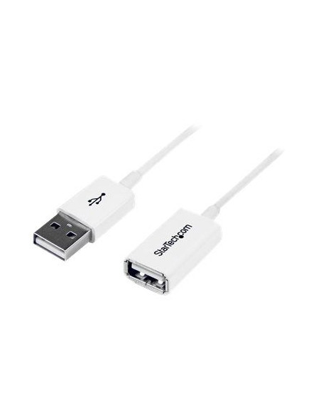 3m White USB 2.0 Extension Cable - M/F