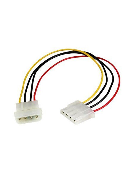 12in Molex LP4 Power Extension Cable M/F