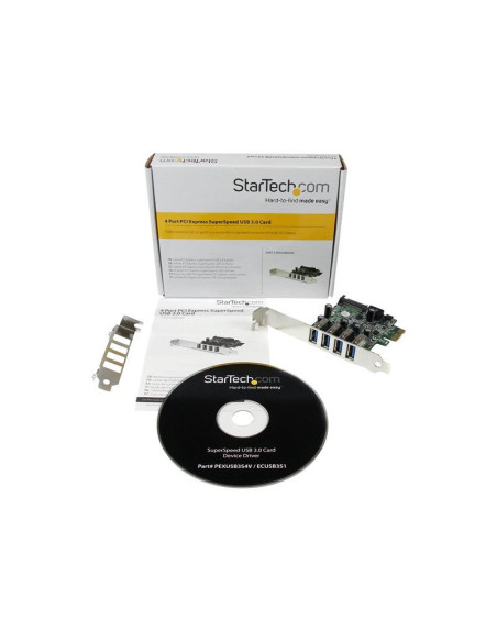 4 Port PCI Express PCIe USB 3.0 Card