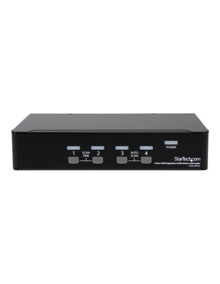 4 Port USB DisplayPort KVM Switch
