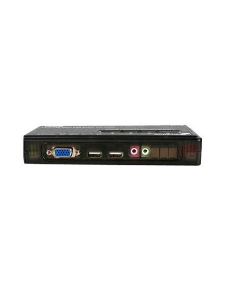4 Port USB KVM Switch w/Audio & Cables