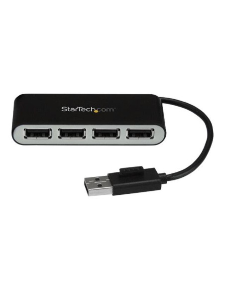 4 Port Portable USB 2.0 Hub with Cable