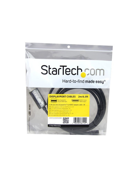 6 ft mDP to HDMI converter cable