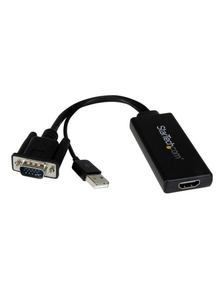 VGA to HDMI Adapter w/USB Power & Audio