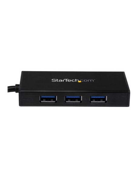 Portable USB 3.0 Hub w/Gigabit Ethernet