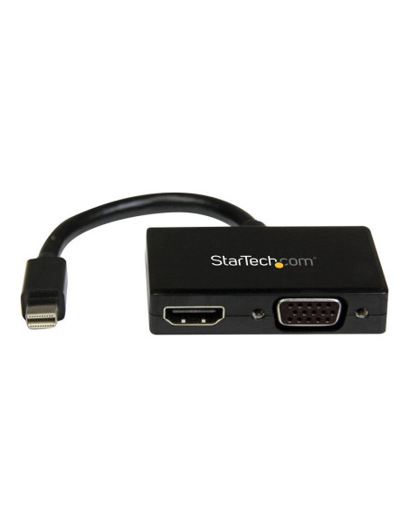 Travel A/V adapter: mDP to VGA/HDMI
