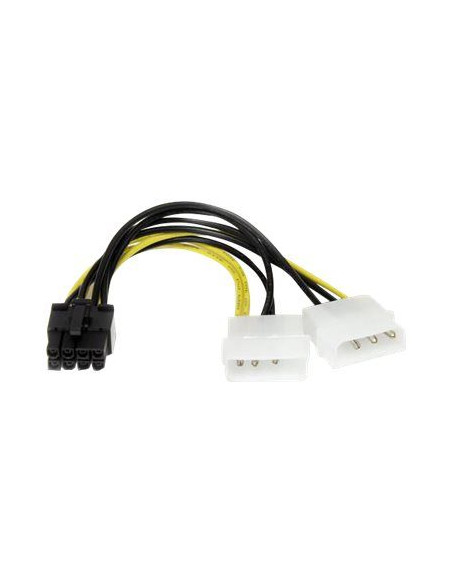 6" LP4 to 8 Pin PCIe Power Cable Adapter