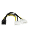 6" LP4 to 8 Pin PCIe Power Cable Adapter