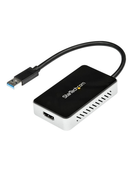 USB 3 to HDMI Adapter w/1-Port USB Hub