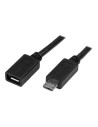 0.5m 20in Micro-USB Extension Cable M/F