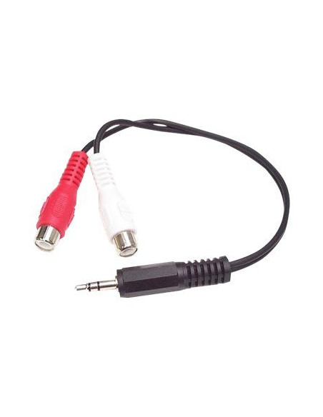 6in Stereo Audio Cable 3.5mm to 2x RCA